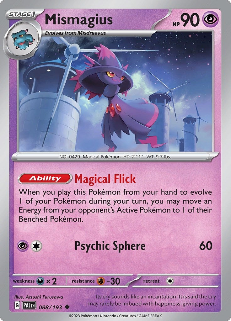 Image for Mismagius (SV02: Paldea Evolved) (088/193) - Pokemon