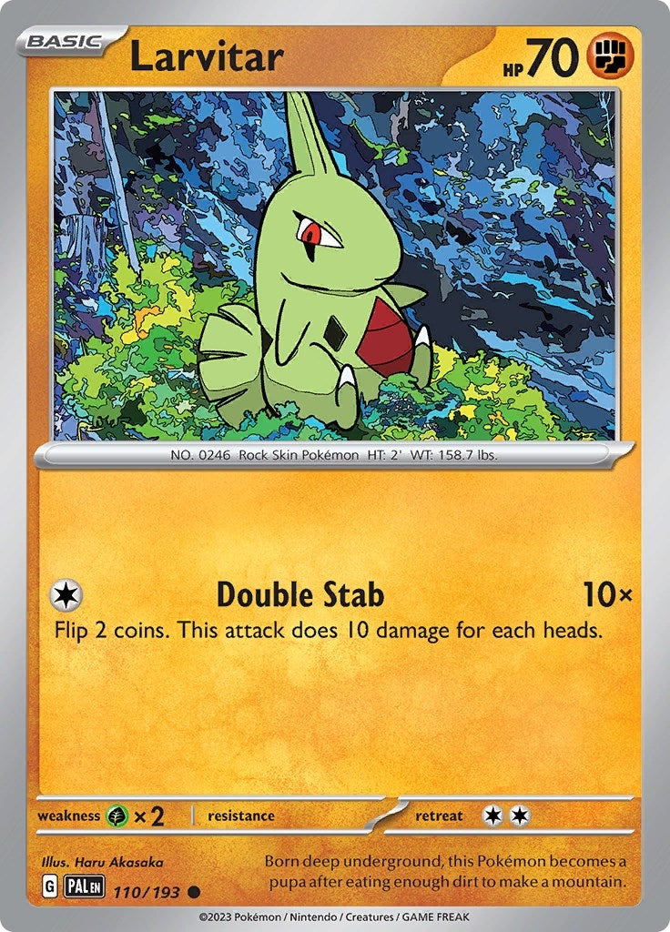 Image for Larvitar (SV02: Paldea Evolved) (110/193) - Pokemon