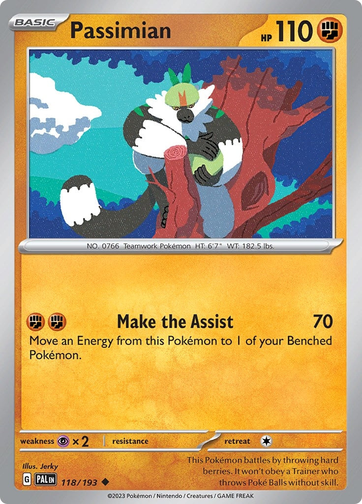 Image for Passimian (SV02: Paldea Evolved) (118/193) - Pokemon