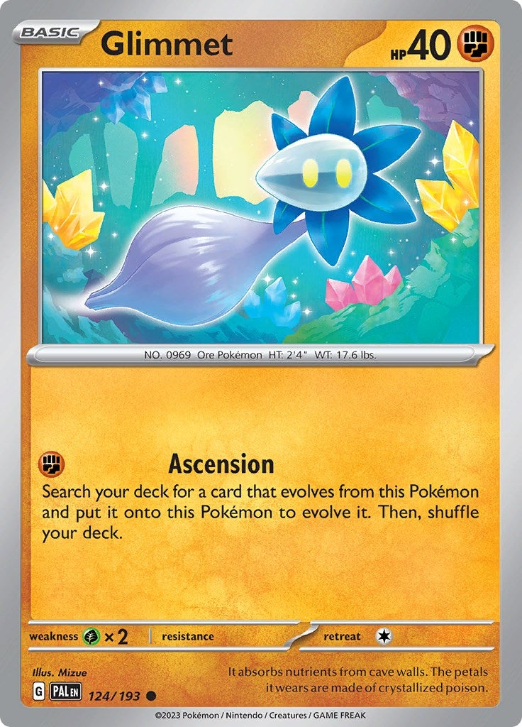 Image for Glimmet (SV02: Paldea Evolved) (124/193) - Pokemon