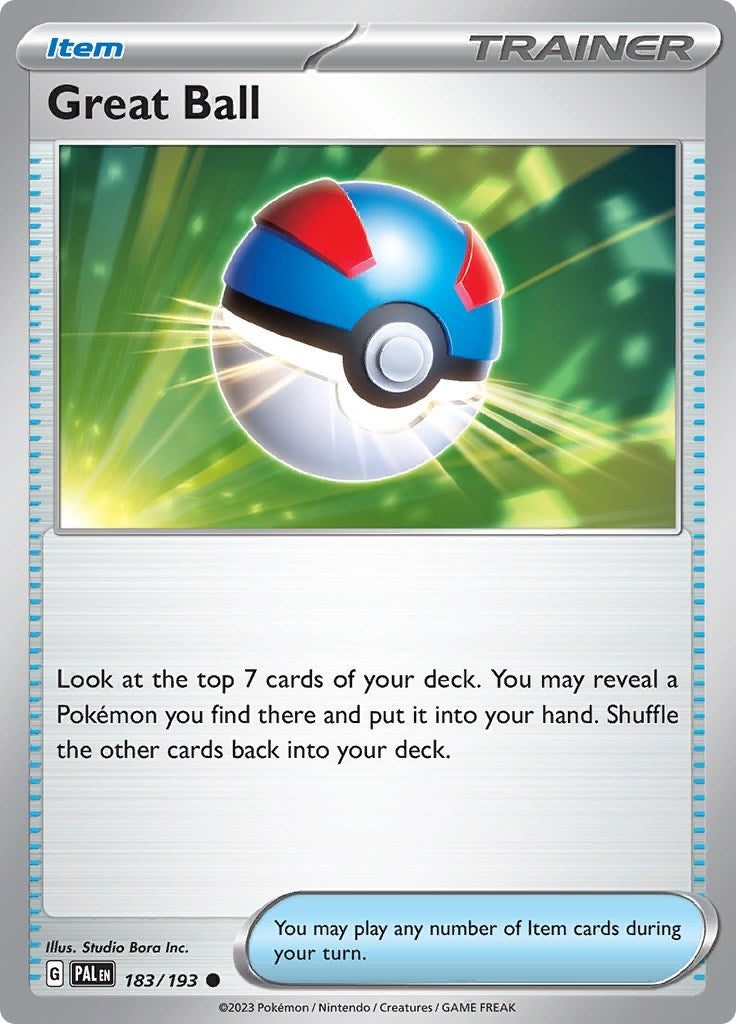 Image for Great Ball (SV02: Paldea Evolved) (183/193) - Pokemon