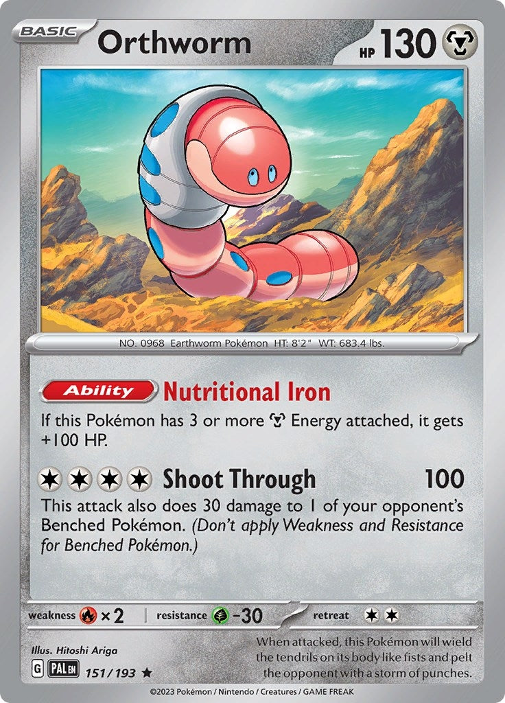 Image for Orthworm (SV02: Paldea Evolved) (151/193) - Pokemon
