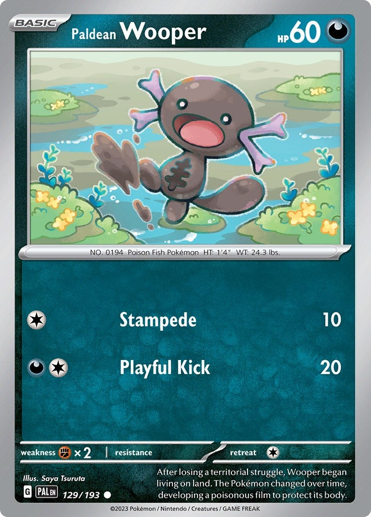 Image for Paldean Wooper (SV02: Paldea Evolved) (129/193) - Pokemon