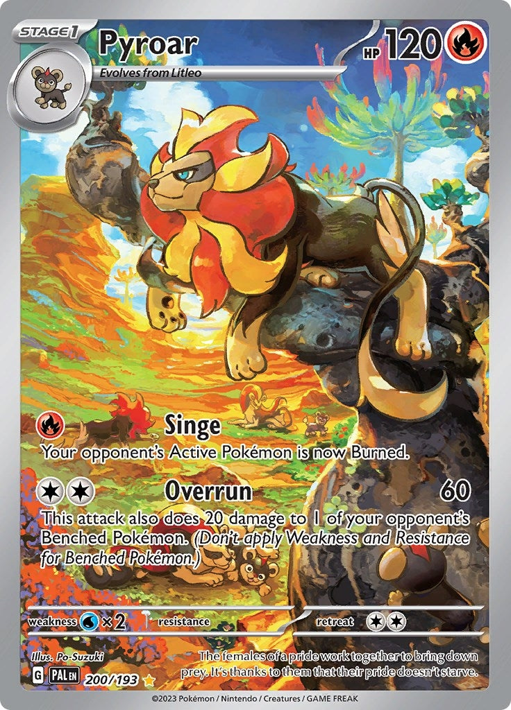 Image for Pyroar (SV02: Paldea Evolved) (200/193) - Pokemon