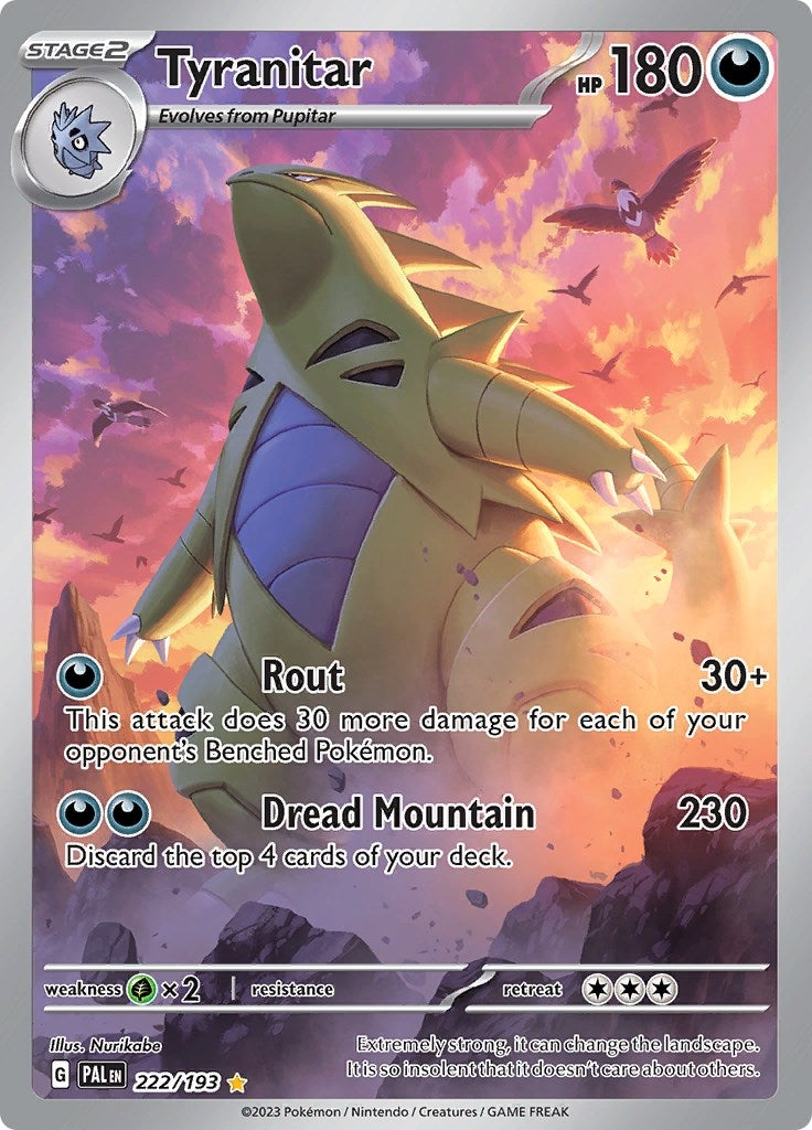 Image for Tyranitar (SV02: Paldea Evolved) (222/193) - Pokemon