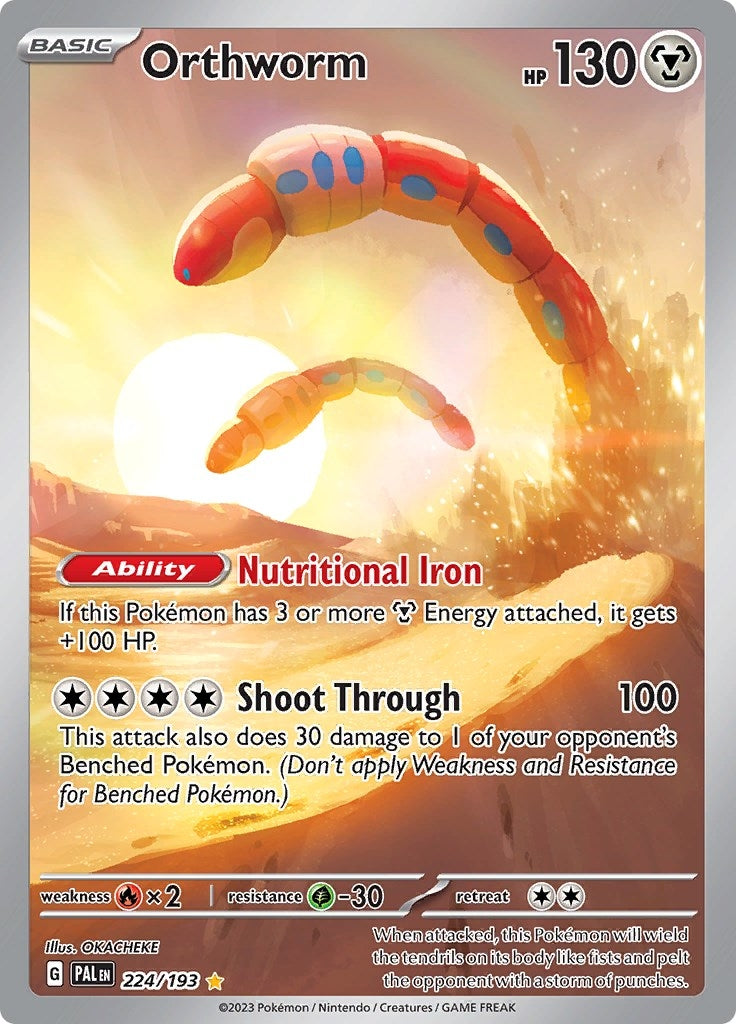 Image for Orthworm (SV02: Paldea Evolved) (224/193) - Pokemon