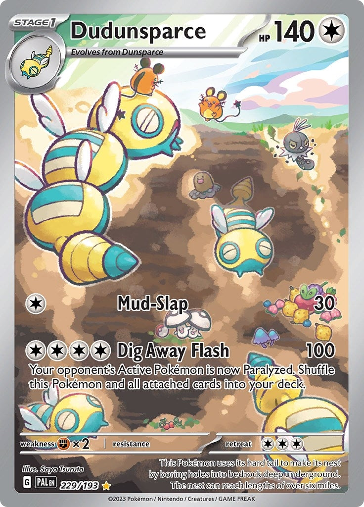 Image for Dudunsparce (SV02: Paldea Evolved) (229/193) - Pokemon