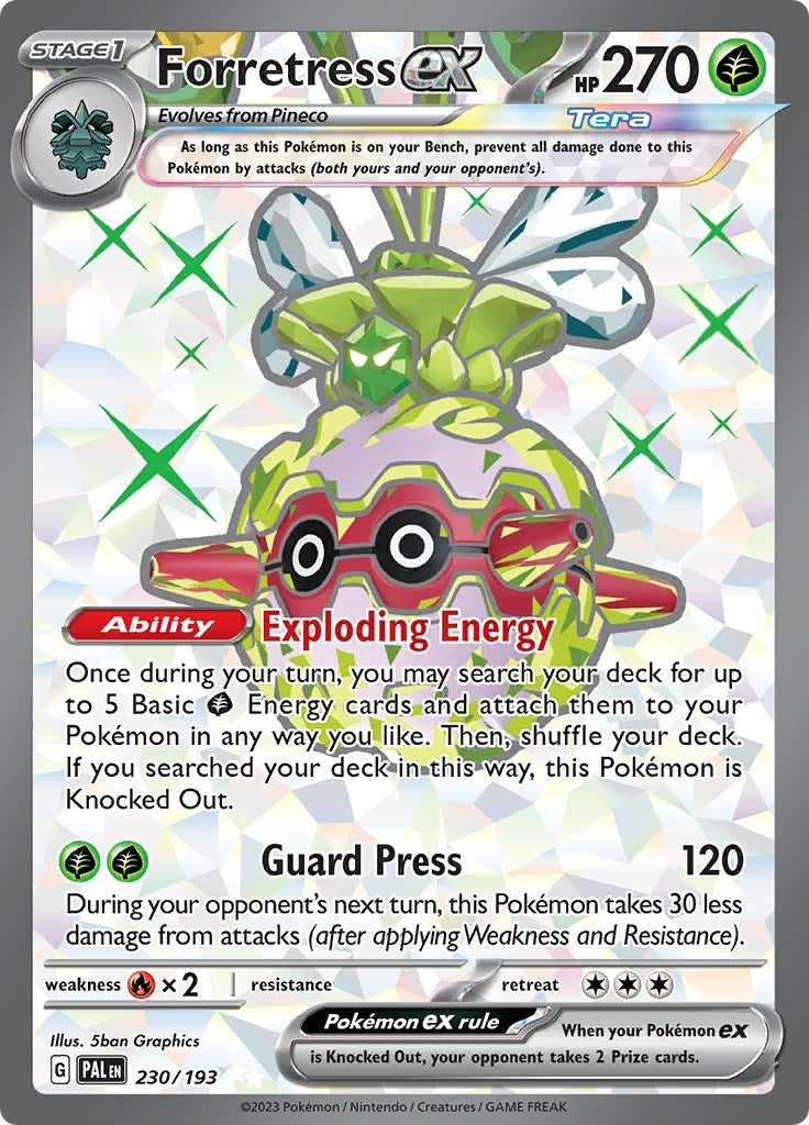 Image for Forretress ex (SV02: Paldea Evolved) (230/193) - Pokemon