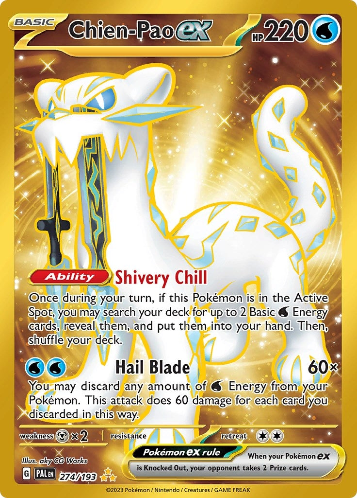 Image for Chien-Pao ex (SV02: Paldea Evolved) (274/193) - Pokemon