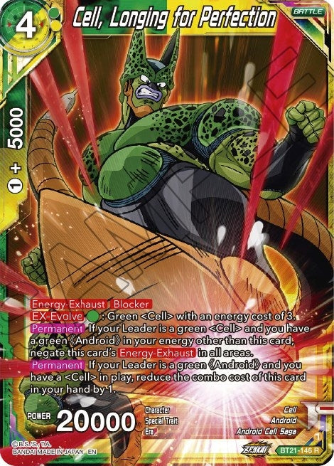 Image for Cell, Longing for Perfection (Wild Resurgence) (BT21-146) - Dragon Ball Super: Masters