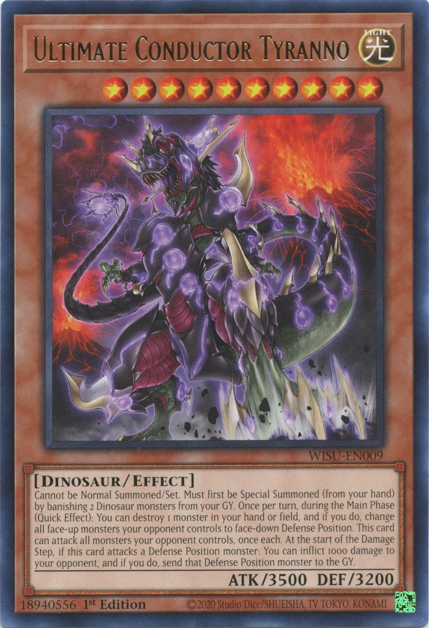 Image for Ultimate Conductor Tyranno (Wild Survivors) (WISU-EN009) - YuGiOh