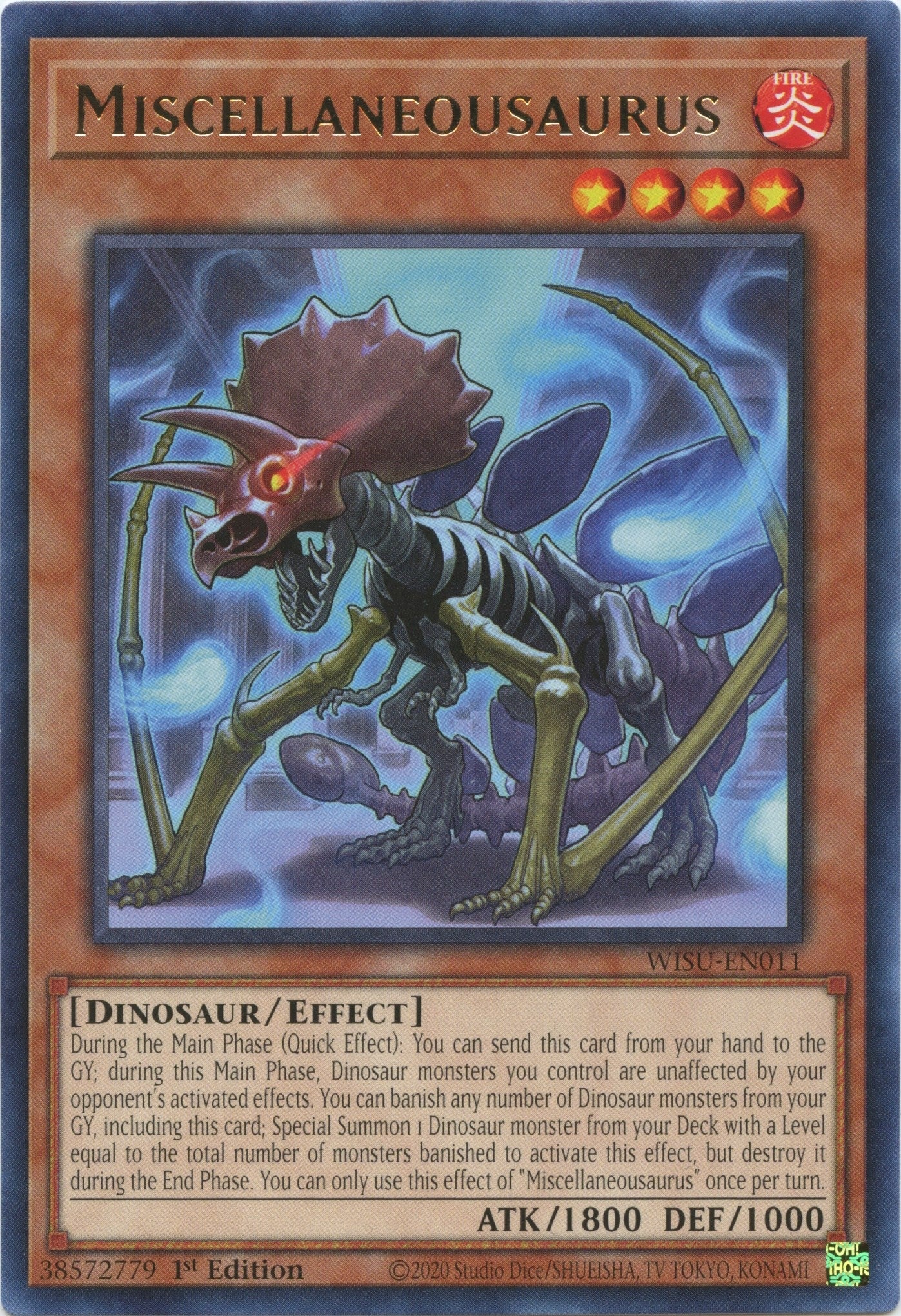 Image for Miscellaneousaurus (Wild Survivors) (WISU-EN011) - YuGiOh