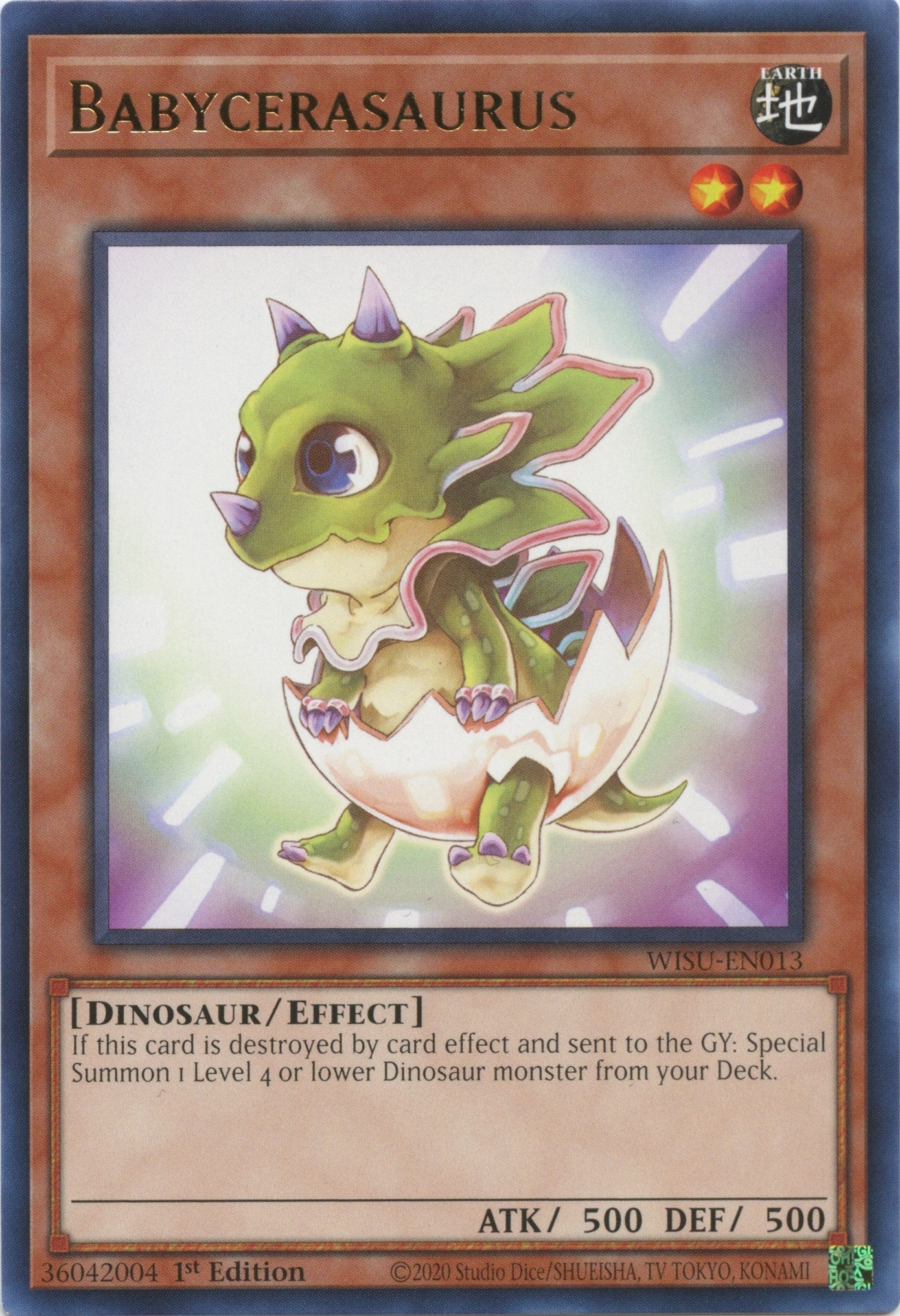 Image for Babycerasaurus (Wild Survivors) (WISU-EN013) - YuGiOh