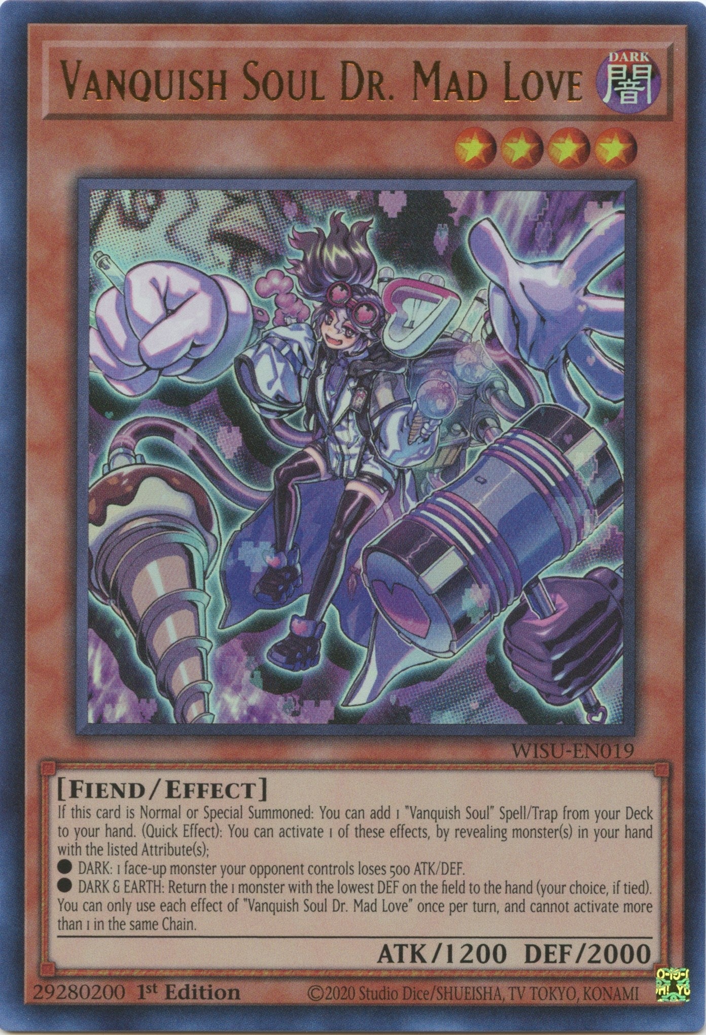 Image for Vanquish Soul Dr. Mad Love (Wild Survivors) (WISU-EN019) - YuGiOh