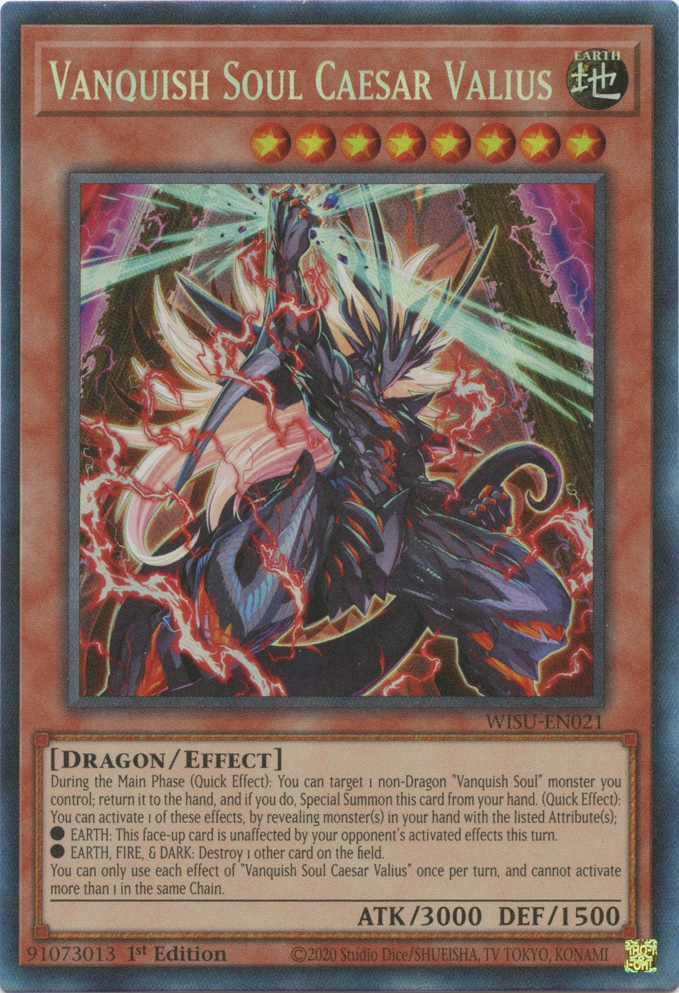 Image for Vanquish Soul Caesar Valius (CR) (Wild Survivors) (WISU-EN021) - YuGiOh