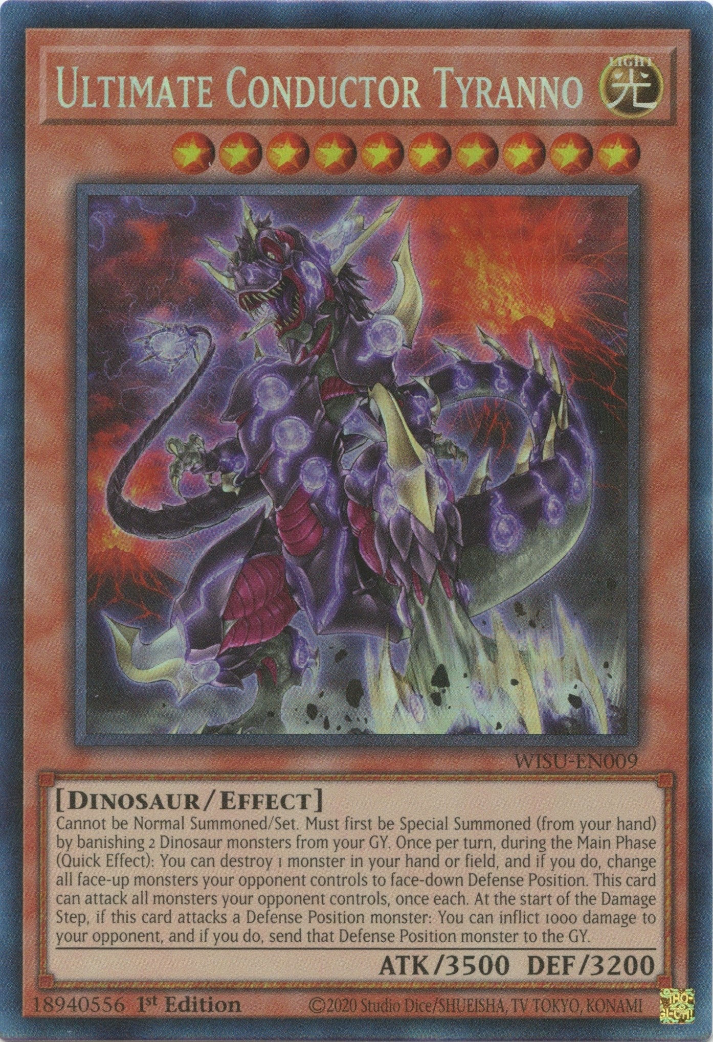 Image for Ultimate Conductor Tyranno (CR) (Wild Survivors) (WISU-EN009) - YuGiOh