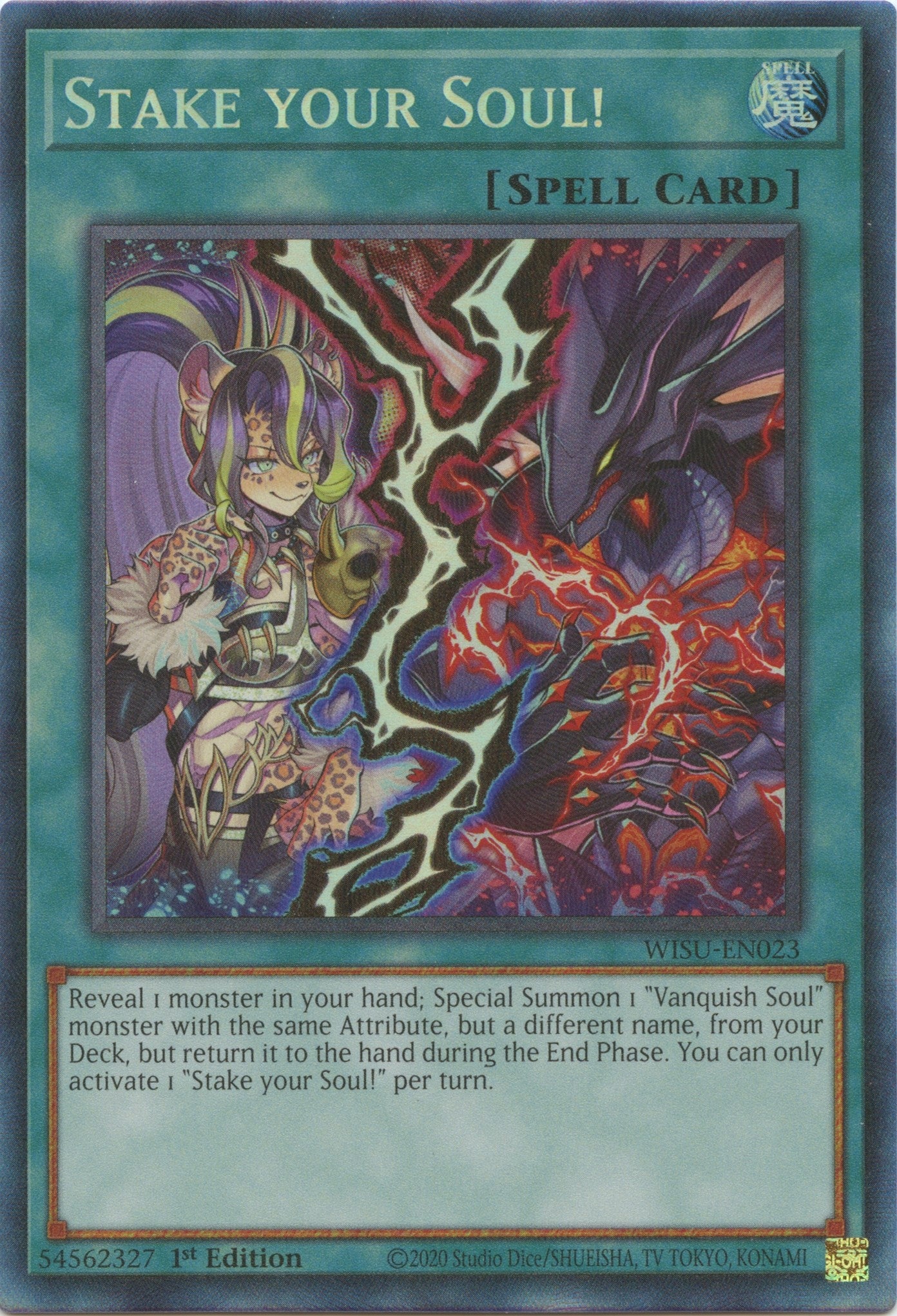 Image for Stake your Soul! (CR) (Wild Survivors) (WISU-EN023) - YuGiOh