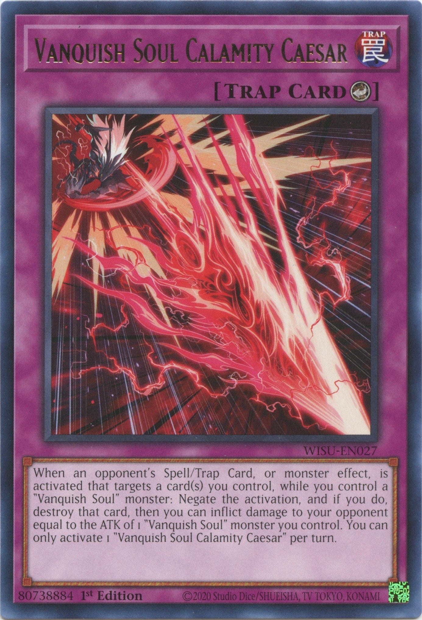 Image for Vanquish Soul Calamity Caesar (Wild Survivors) (WISU-EN027) - YuGiOh