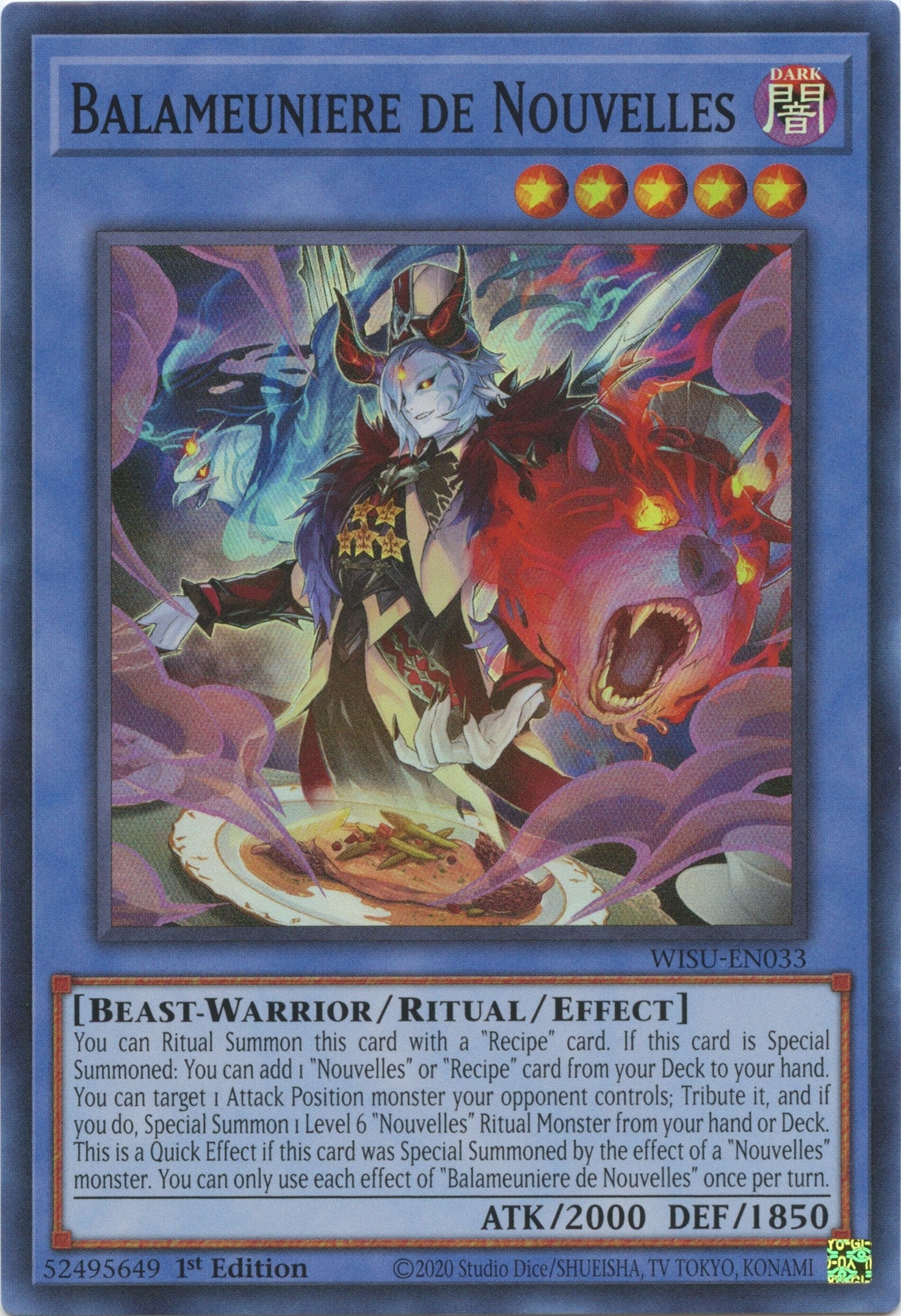 Image for Balameuniere de Nouvelles (Wild Survivors) (WISU-EN033) - YuGiOh
