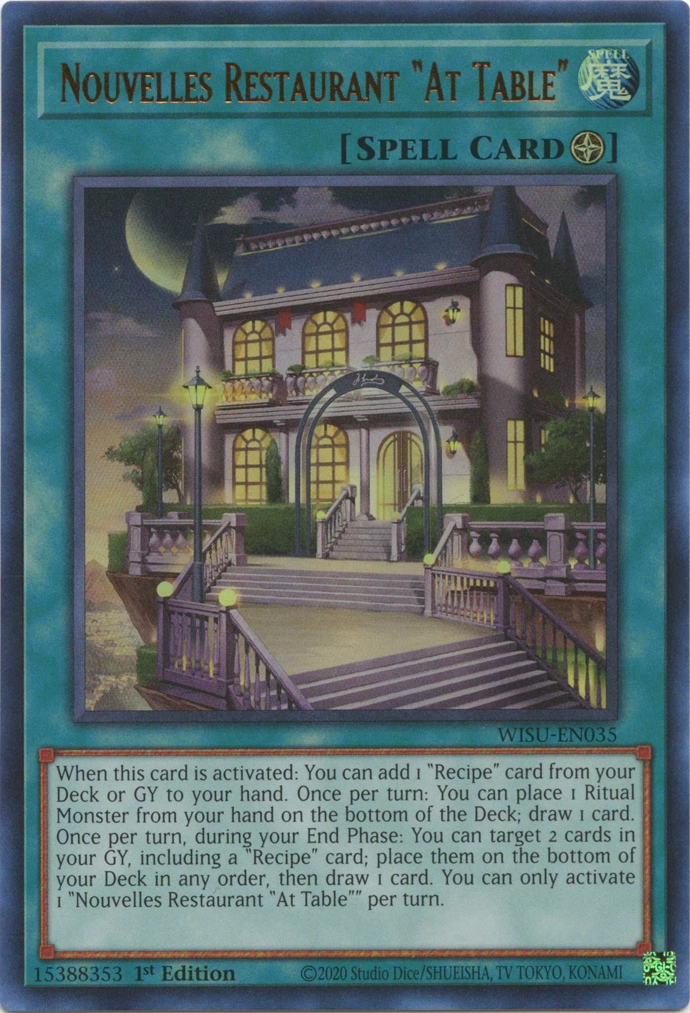 Image for Nouvelles Restaurant "At Table" (Wild Survivors) (WISU-EN035) - YuGiOh