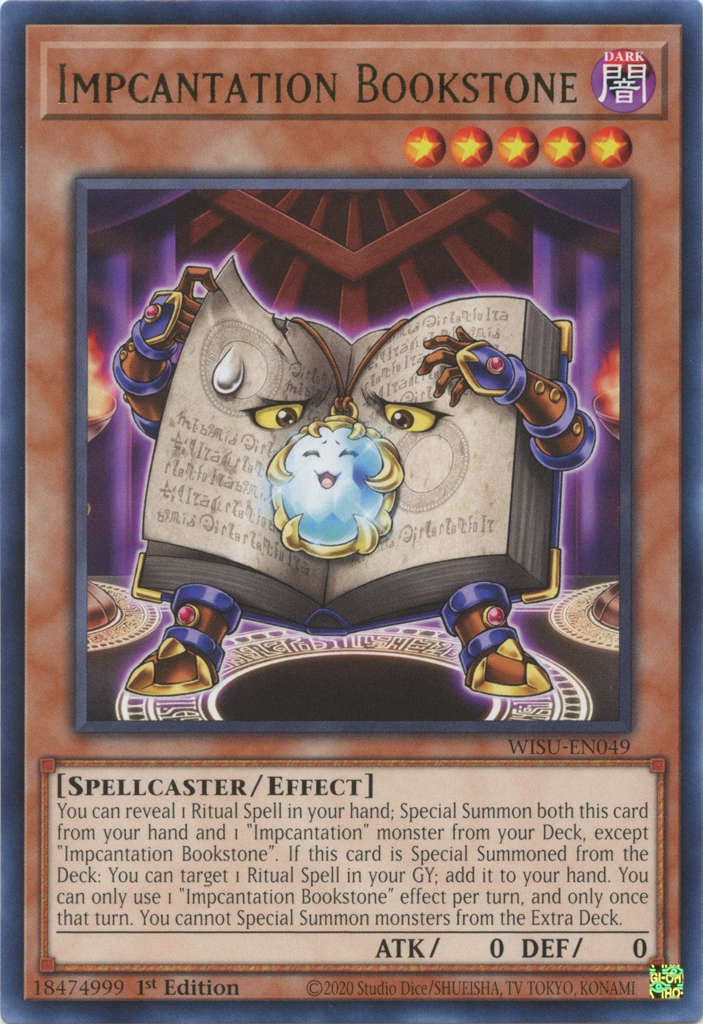 Image for Impcantation Bookstone (Wild Survivors) (WISU-EN049) - YuGiOh