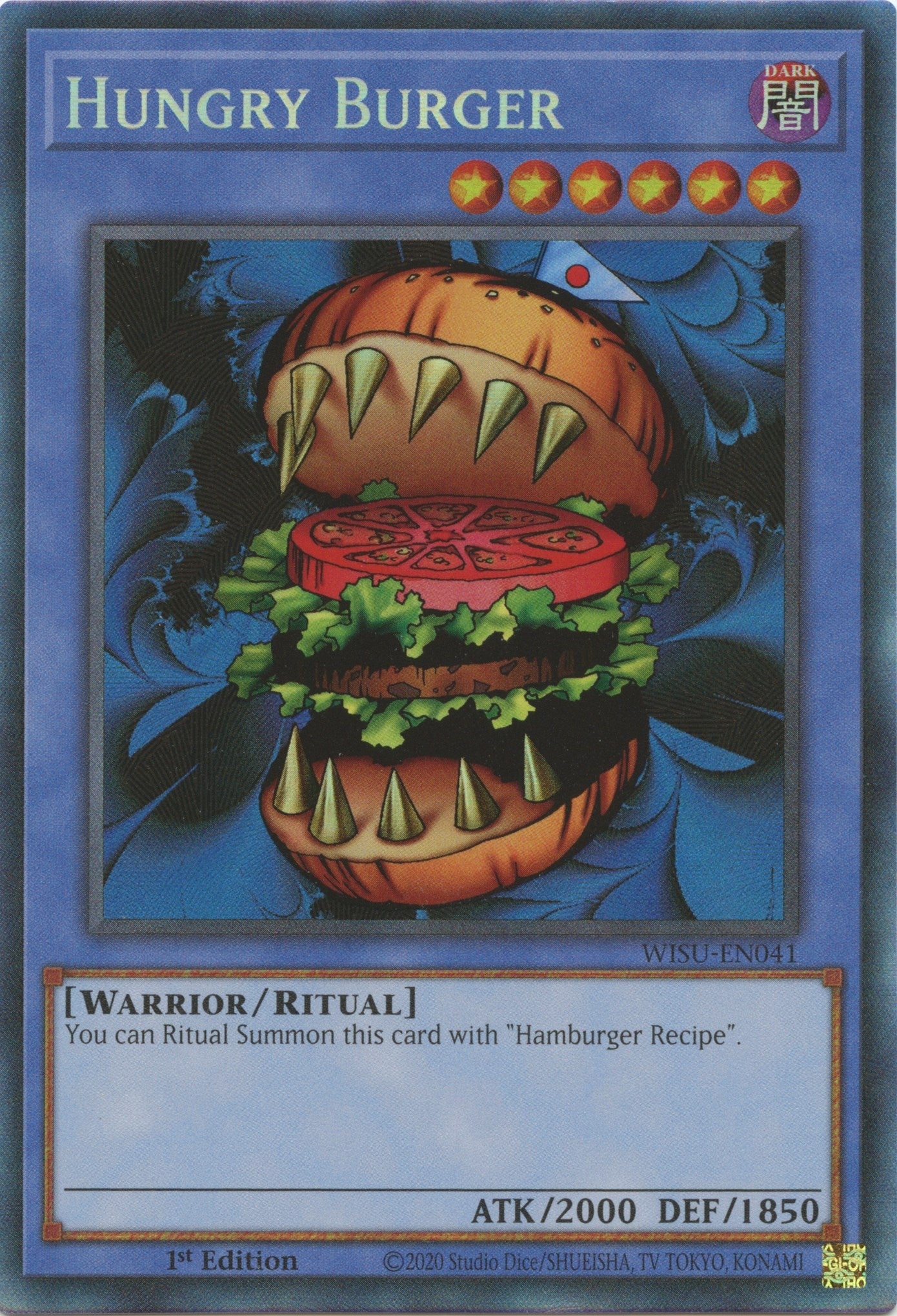 Image for Hungry Burger (CR) (Wild Survivors) (WISU-EN041) - YuGiOh