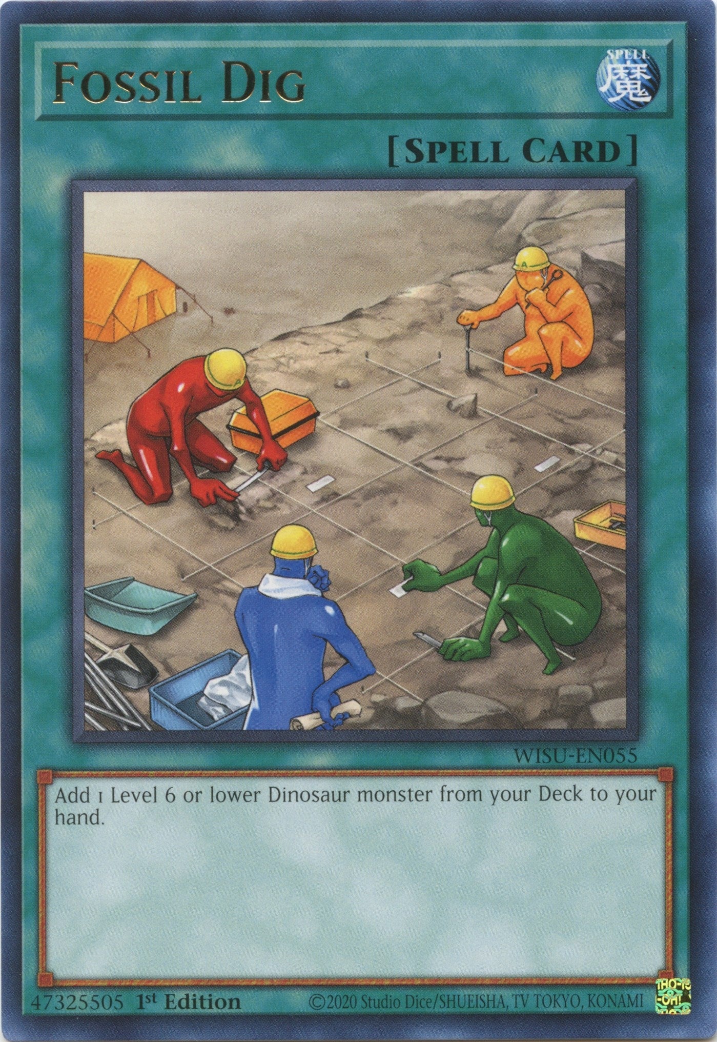 Image for Fossil Dig (Wild Survivors) (WISU-EN055) - YuGiOh