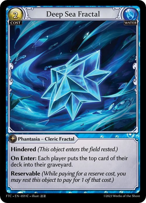 Image for Deep Sea Fractal (Fractured Crown) (059) - Grand Archive TCG