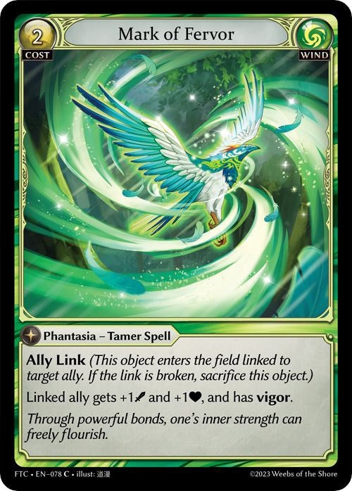 Image for Mark of Fervor (Fractured Crown) (078) - Grand Archive TCG