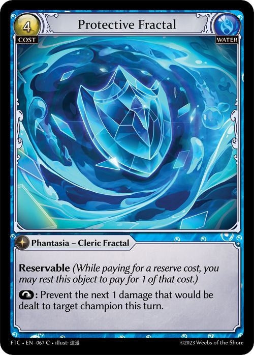 Image for Protective Fractal (Fractured Crown) (067) - Grand Archive TCG