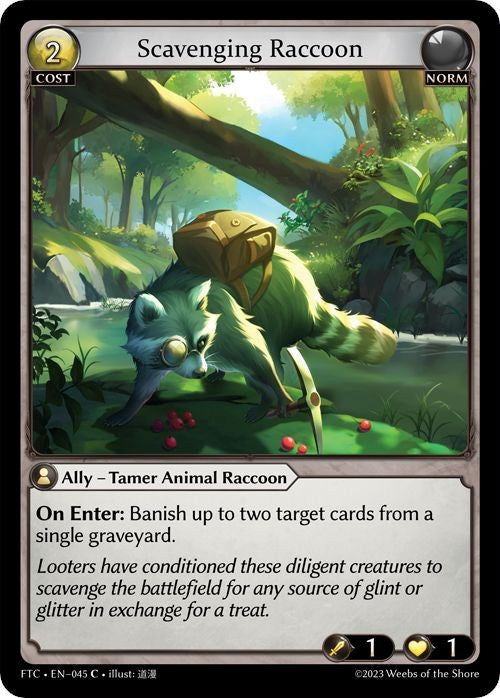 Image for Scavenging Raccoon (Fractured Crown) (045) - Grand Archive TCG