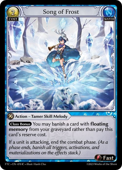 Image for Song of Frost (Fractured Crown) (070) - Grand Archive TCG
