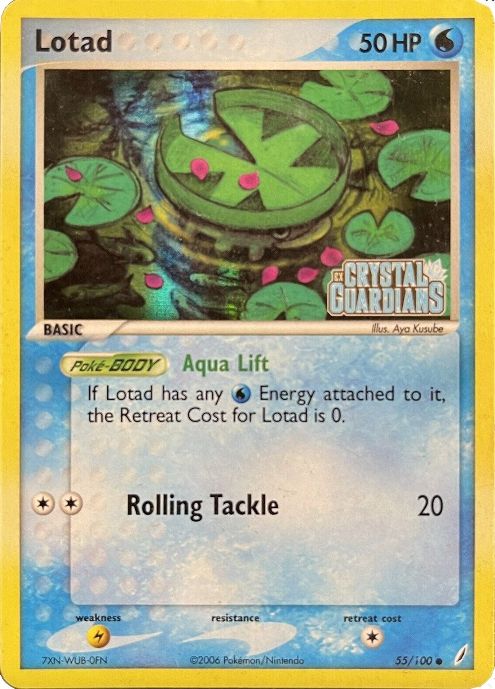 Image for Lotad - 055/100 (EX Crystal Guardians Reverse Holofoil) (Crystal Guardians) (55/100) - Pokemon