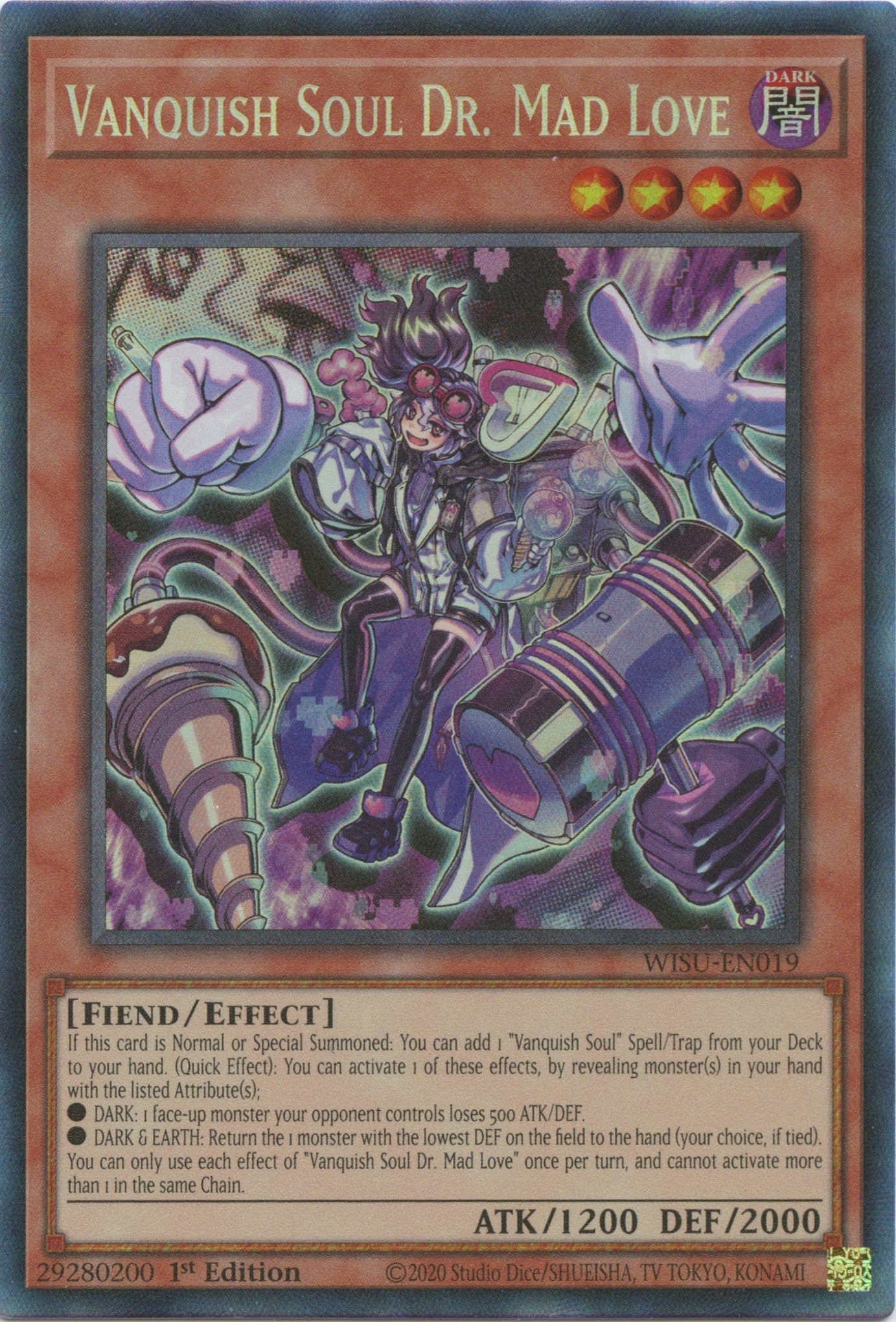 Image for Vanquish Soul Dr. Mad Love (CR) (Wild Survivors) (WISU-EN019) - YuGiOh