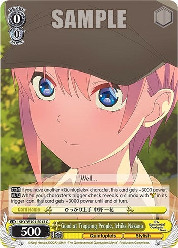 Image for Good at Trapping People, Ichika Nakano (The Quintessential Quintuplets Movie) (5HY/W101-E013 C) - Weiss Schwarz