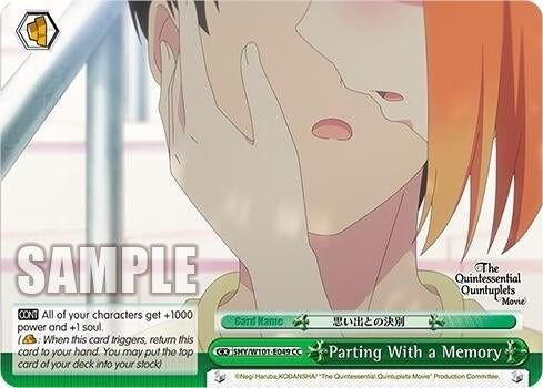 Image for Parting With a Memory (The Quintessential Quintuplets Movie) (5HY/W101-E049 CC) - Weiss Schwarz