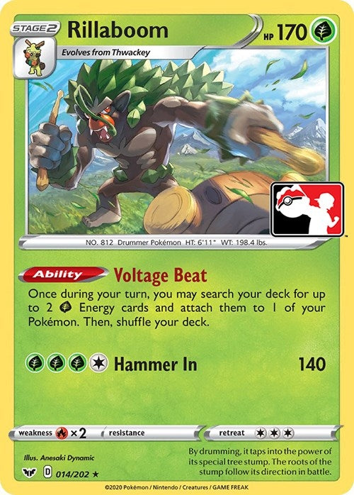 Image for Rillaboom (Prize Pack Series Cards) (014/072) - Pokemon