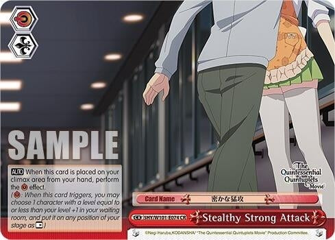 Image for Stealthy Strong Attack (The Quintessential Quintuplets Movie) (5HY/W101-E074 CR) - Weiss Schwarz