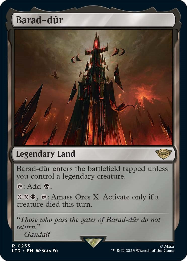 Image for Barad-dur (Universes Beyond: The Lord of the Rings: Tales of Middle-earth) (253) - Magic: The Gathering