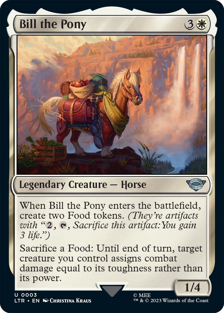 Image for Bill the Pony (Universes Beyond: The Lord of the Rings: Tales of Middle-earth) (3) - Magic: The Gathering