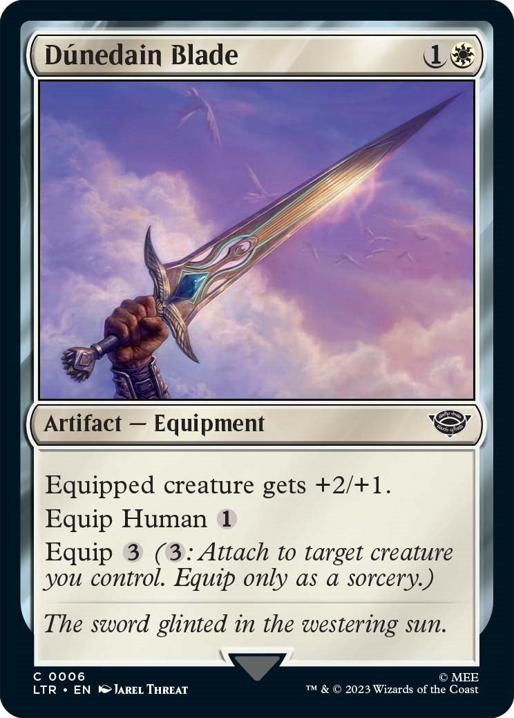 Image for Dunedain Blade (Universes Beyond: The Lord of the Rings: Tales of Middle-earth) (6) - Magic: The Gathering