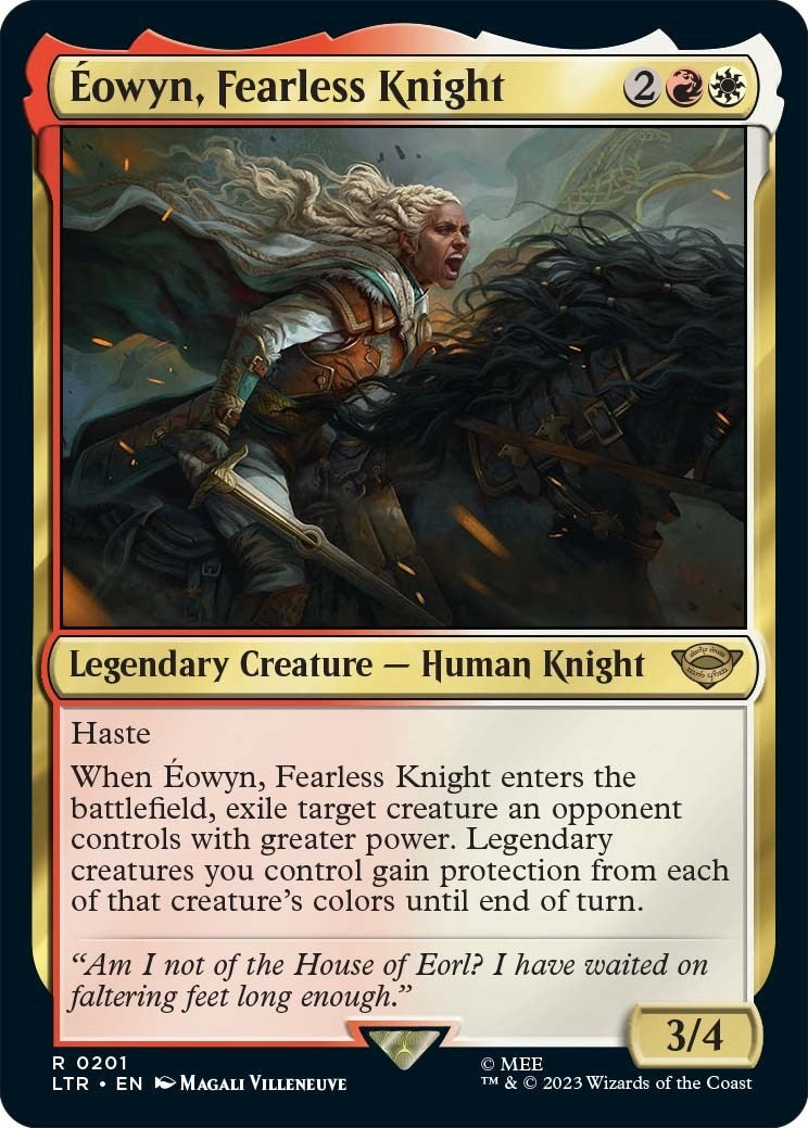 Image for Eowyn, Fearless Knight (Universes Beyond: The Lord of the Rings: Tales of Middle-earth) (201) - Magic: The Gathering