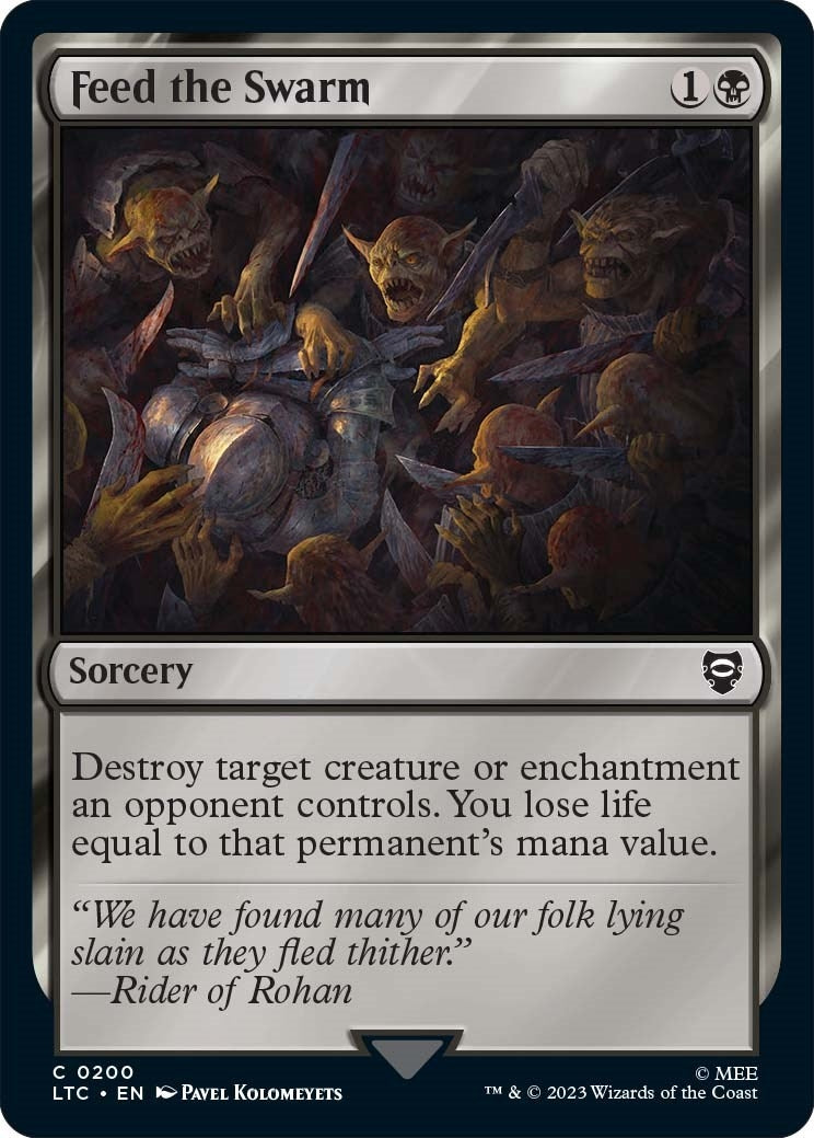 Image for Feed the Swarm (Commander: The Lord of the Rings: Tales of Middle-earth) (200) - Magic: The Gathering