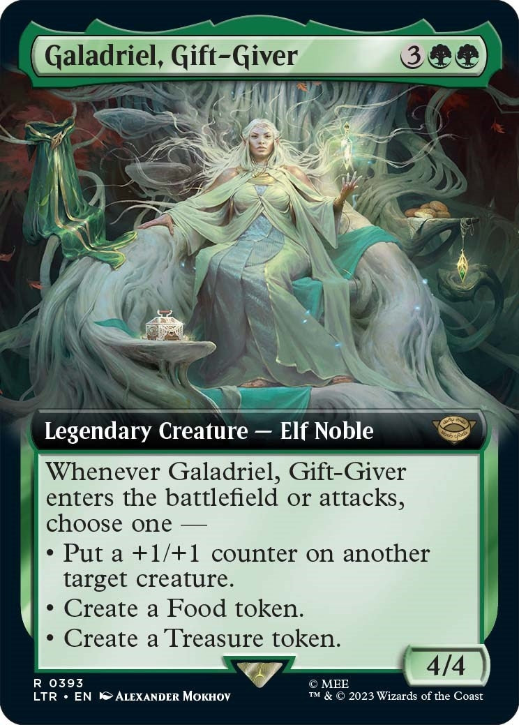 Image for Galadriel, Gift-Giver (Extended Art) (Universes Beyond: The Lord of the Rings: Tales of Middle-earth) (393) - Magic: The Gathering