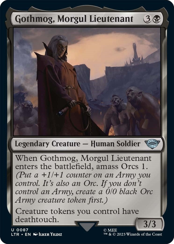 Image for Gothmog, Morgul Lieutenant (Universes Beyond: The Lord of the Rings: Tales of Middle-earth) (87) - Magic: The Gathering