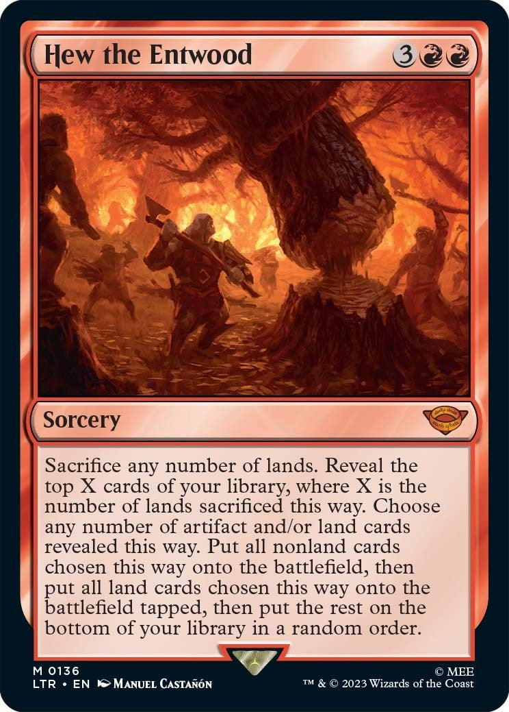 Image for Hew the Entwood (Universes Beyond: The Lord of the Rings: Tales of Middle-earth) (136) - Magic: The Gathering