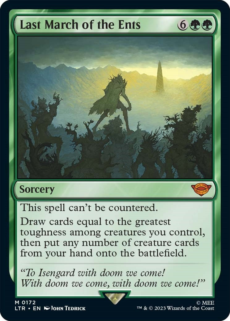 Image for Last March of the Ents (Universes Beyond: The Lord of the Rings: Tales of Middle-earth) (172) - Magic: The Gathering