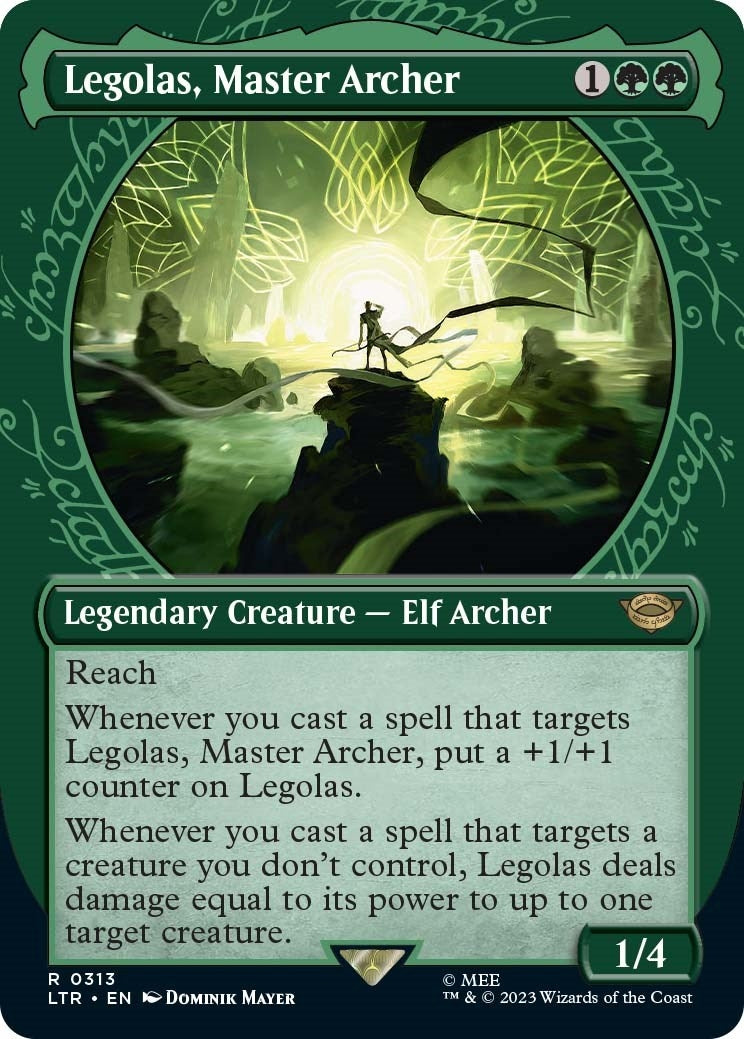 Image for Legolas, Master Archer (Showcase) (Universes Beyond: The Lord of the Rings: Tales of Middle-earth) (313) - Magic: The Gathering