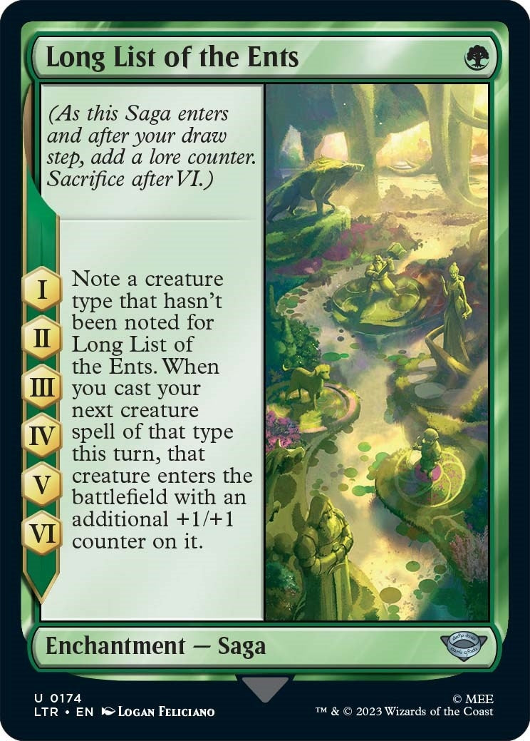 Image for Long List of the Ents (Universes Beyond: The Lord of the Rings: Tales of Middle-earth) (174) - Magic: The Gathering