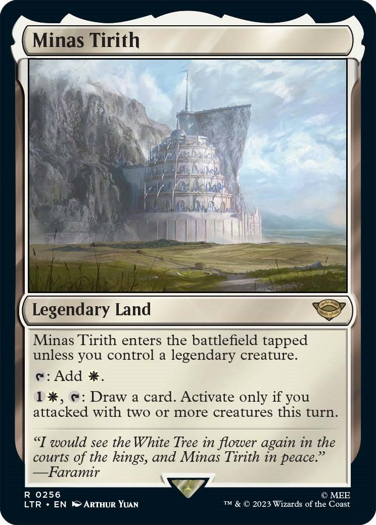 Image for Minas Tirith (Universes Beyond: The Lord of the Rings: Tales of Middle-earth) (256) - Magic: The Gathering